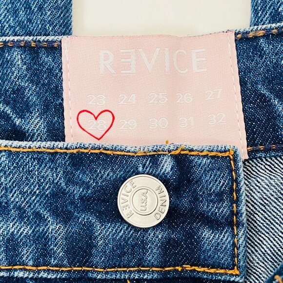 Revice The Ex Boyfriend Jean Friend Zone Medium Blue Denim Wash, Size 28 - Picture 9 of 12